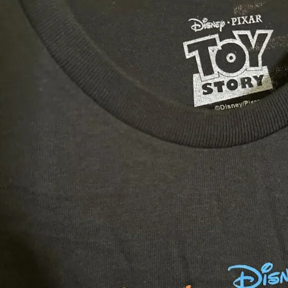 Disney PixarToy Story Black L/S T Shirt Size Large Unisex - Picture 3 of 3